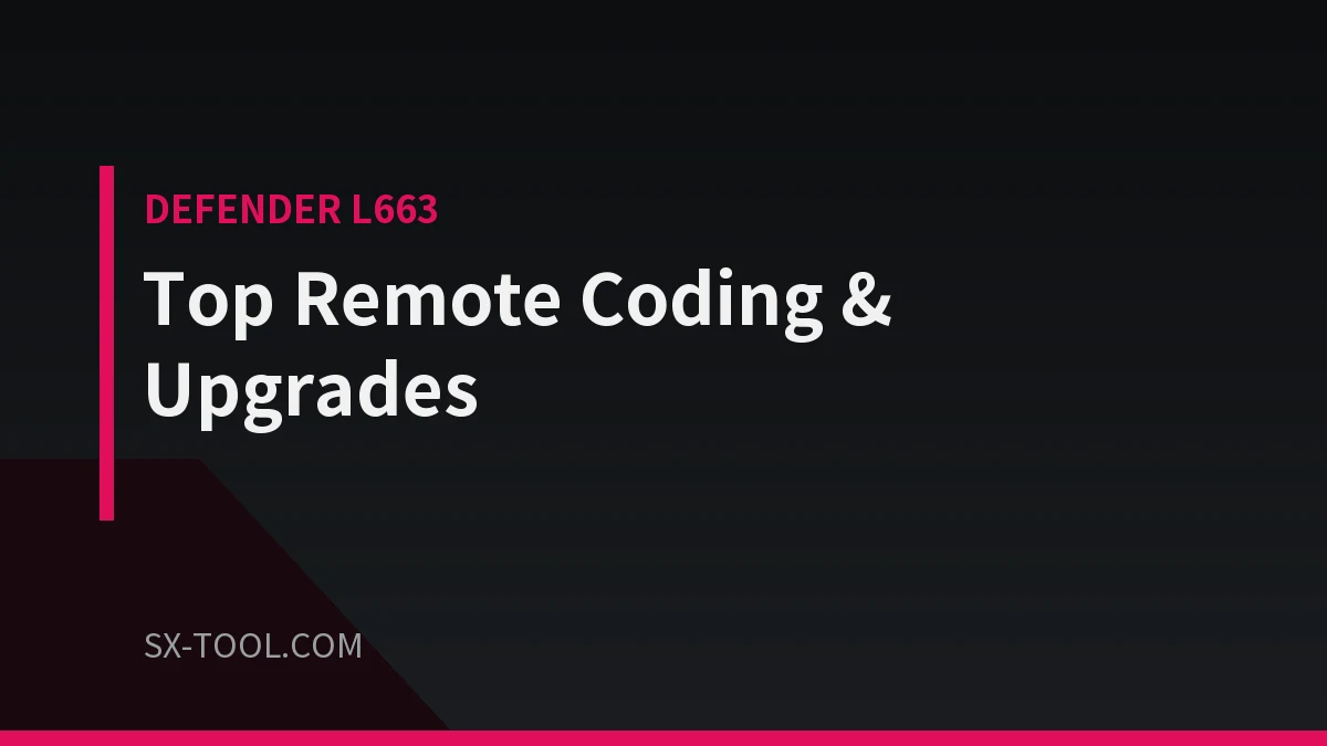 Defender L663 remote coding