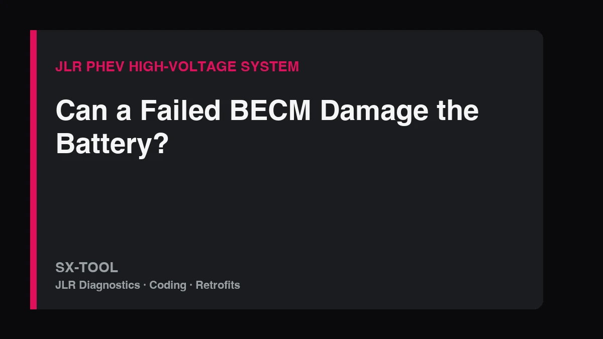 Can a failing BECM damage the hybrid battery