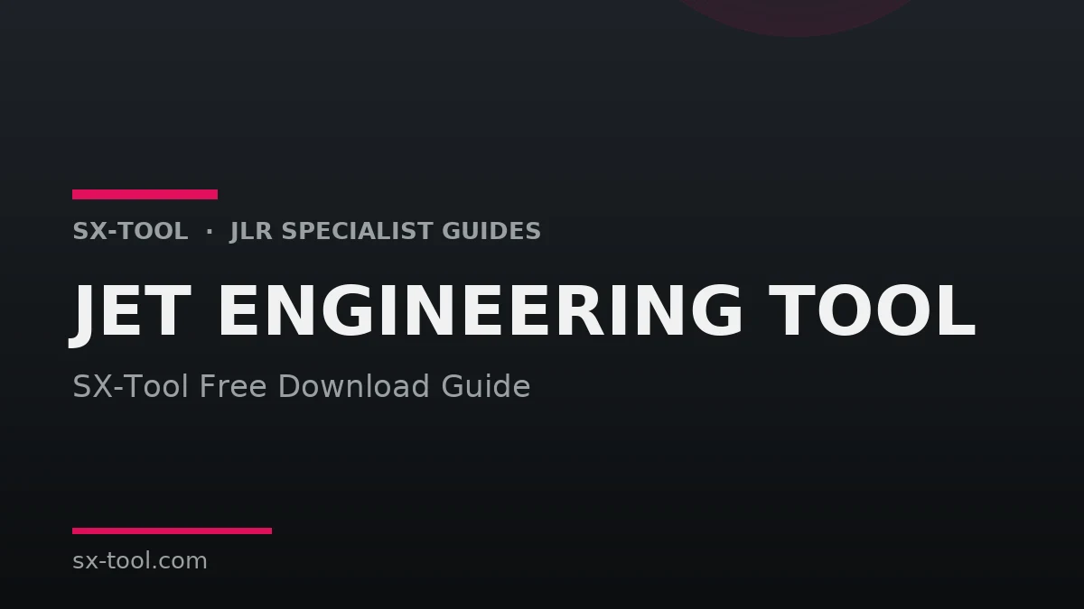 SX-Tool JET engineering tool free download guide