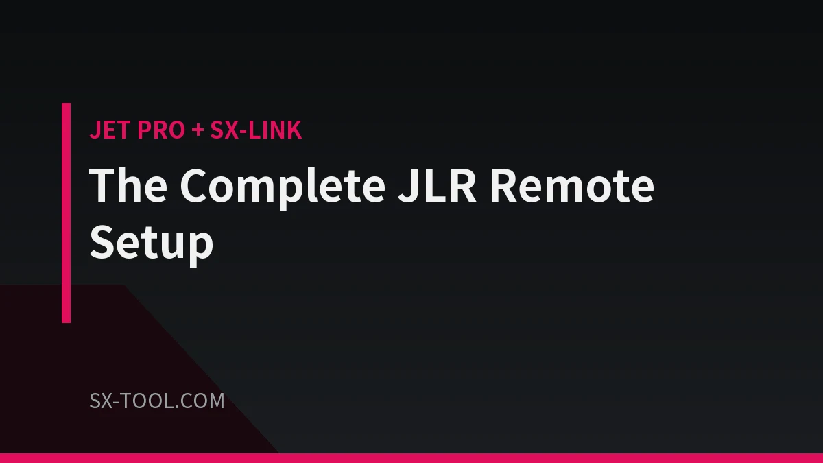 JET Pro and SX-LINK combination