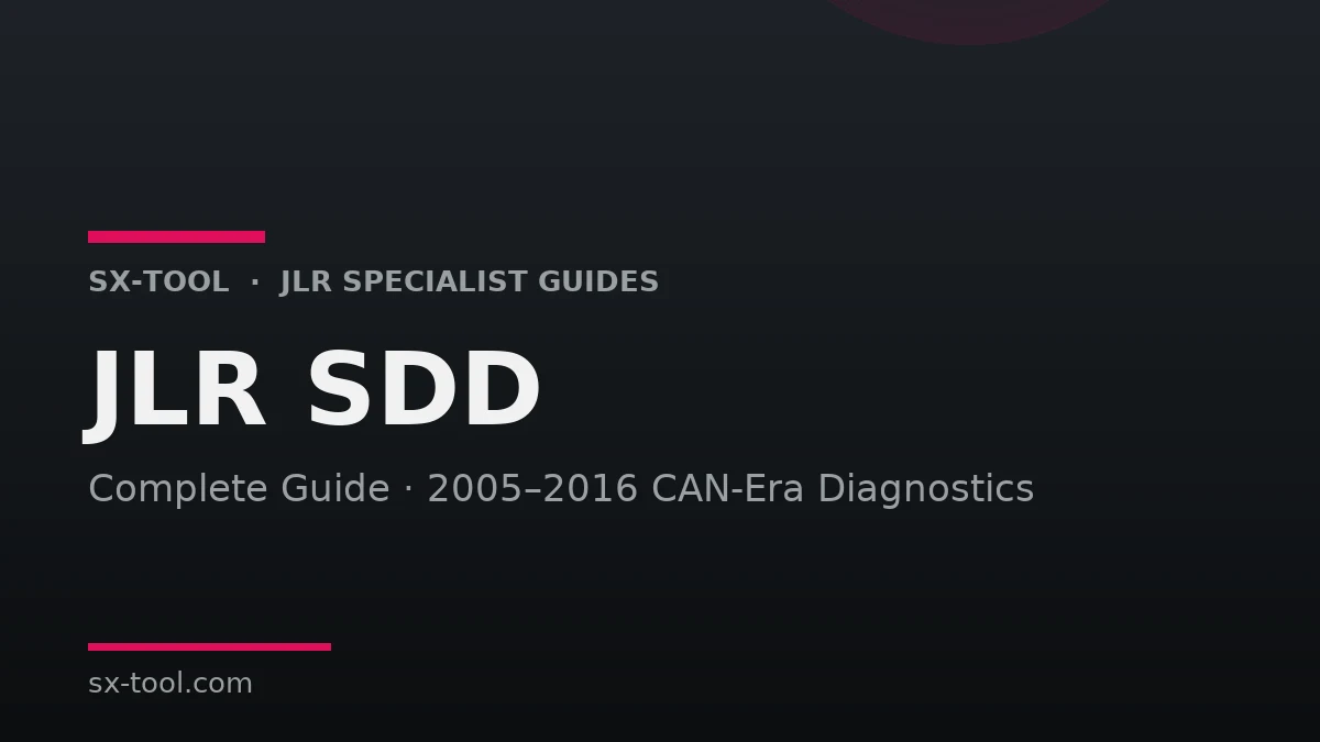 JLR SDD diagnostic software