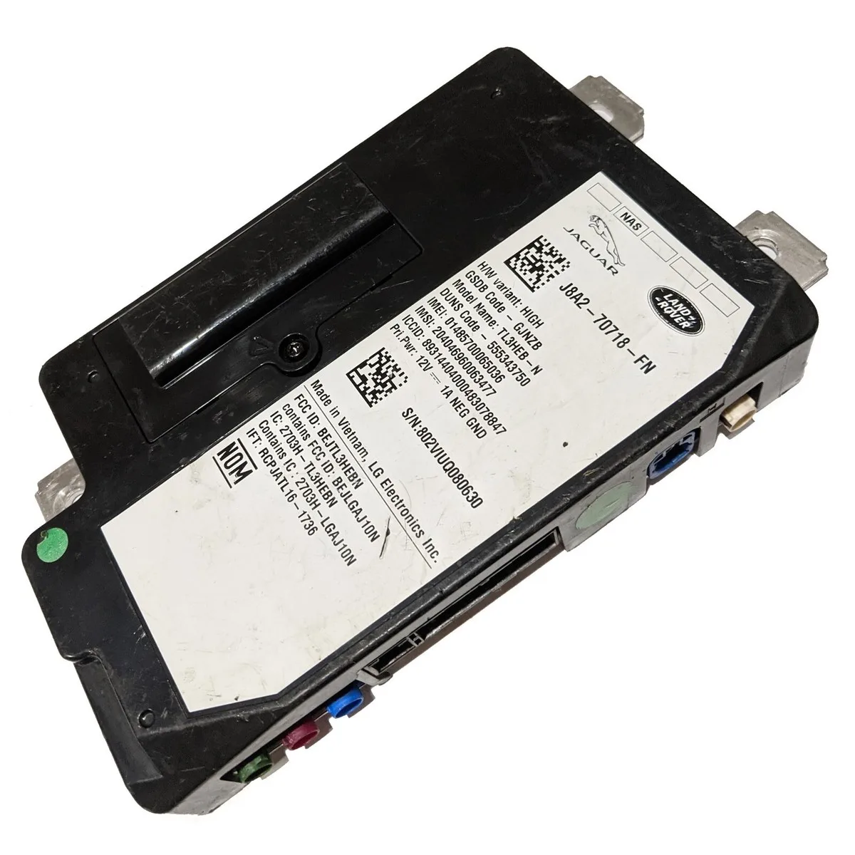 JLR TCU backup battery failure