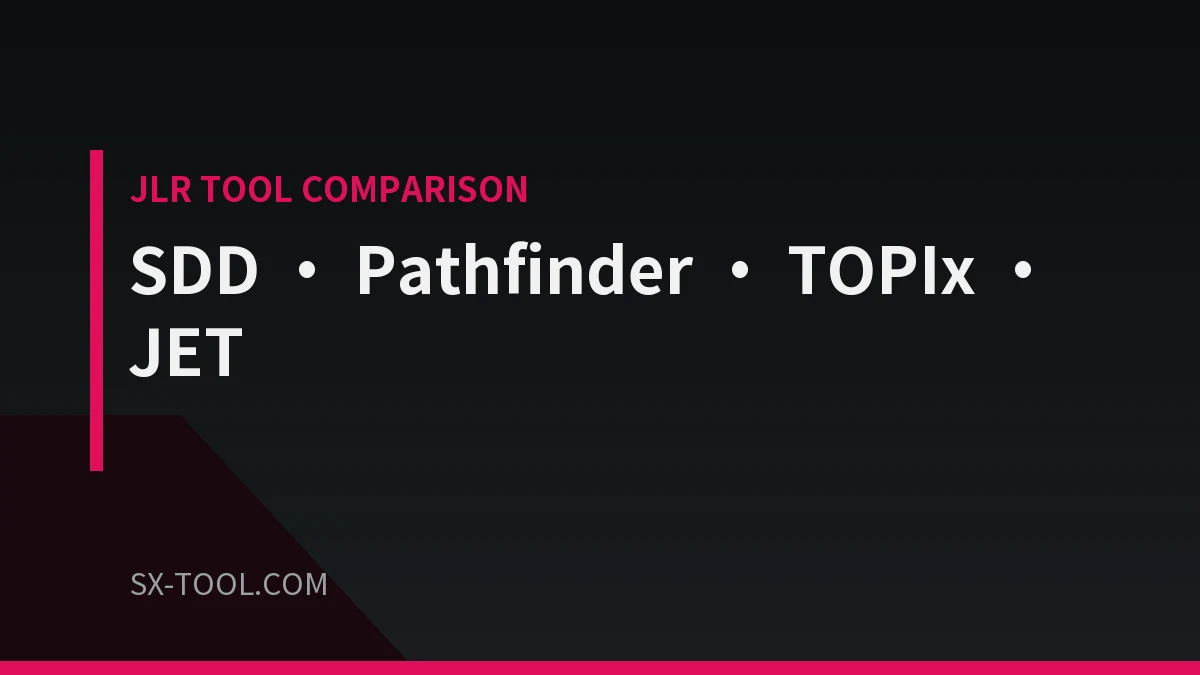 JLR tool comparison
