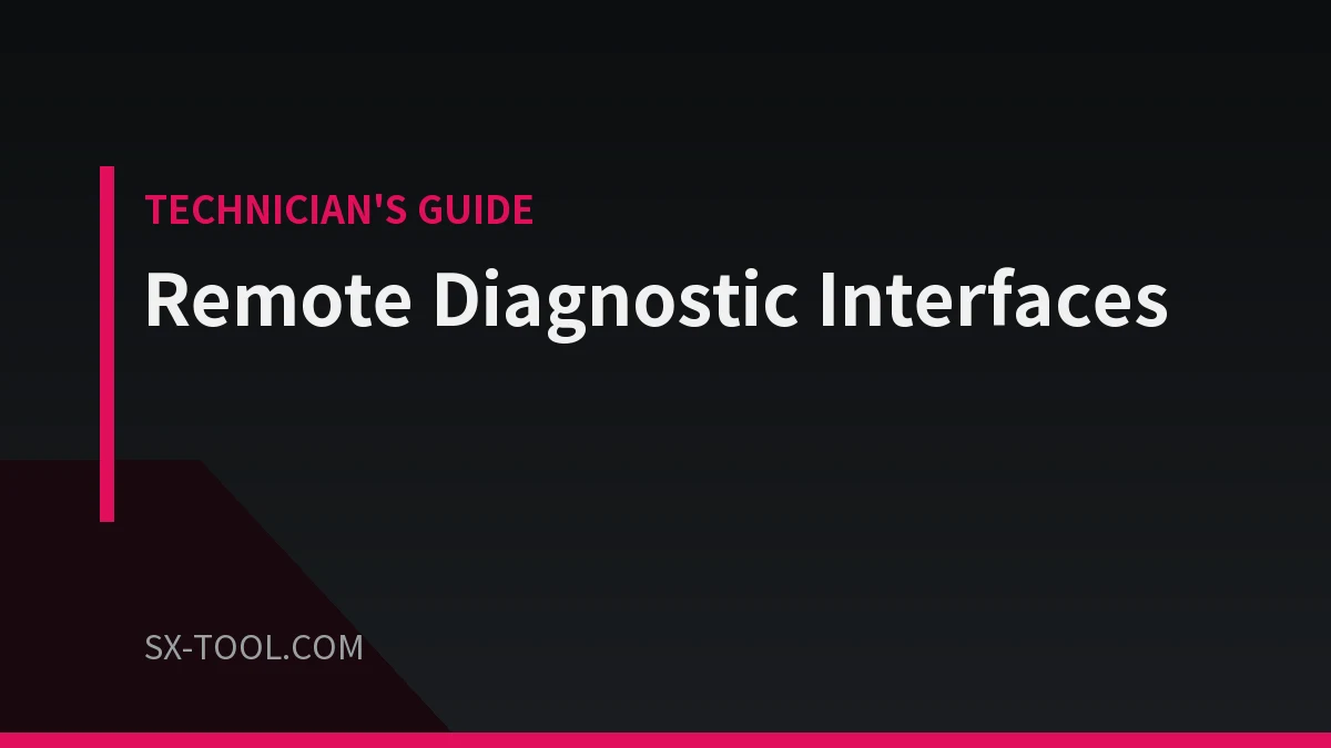 remote diagnostic interface